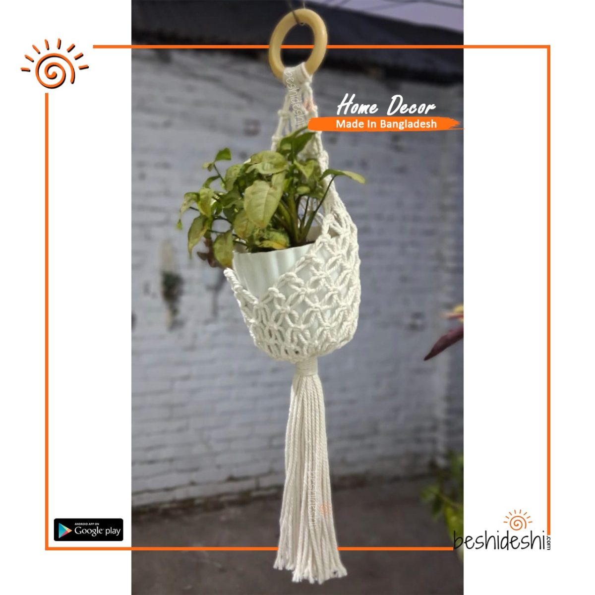 Macramé Net Planter Pot Hanger