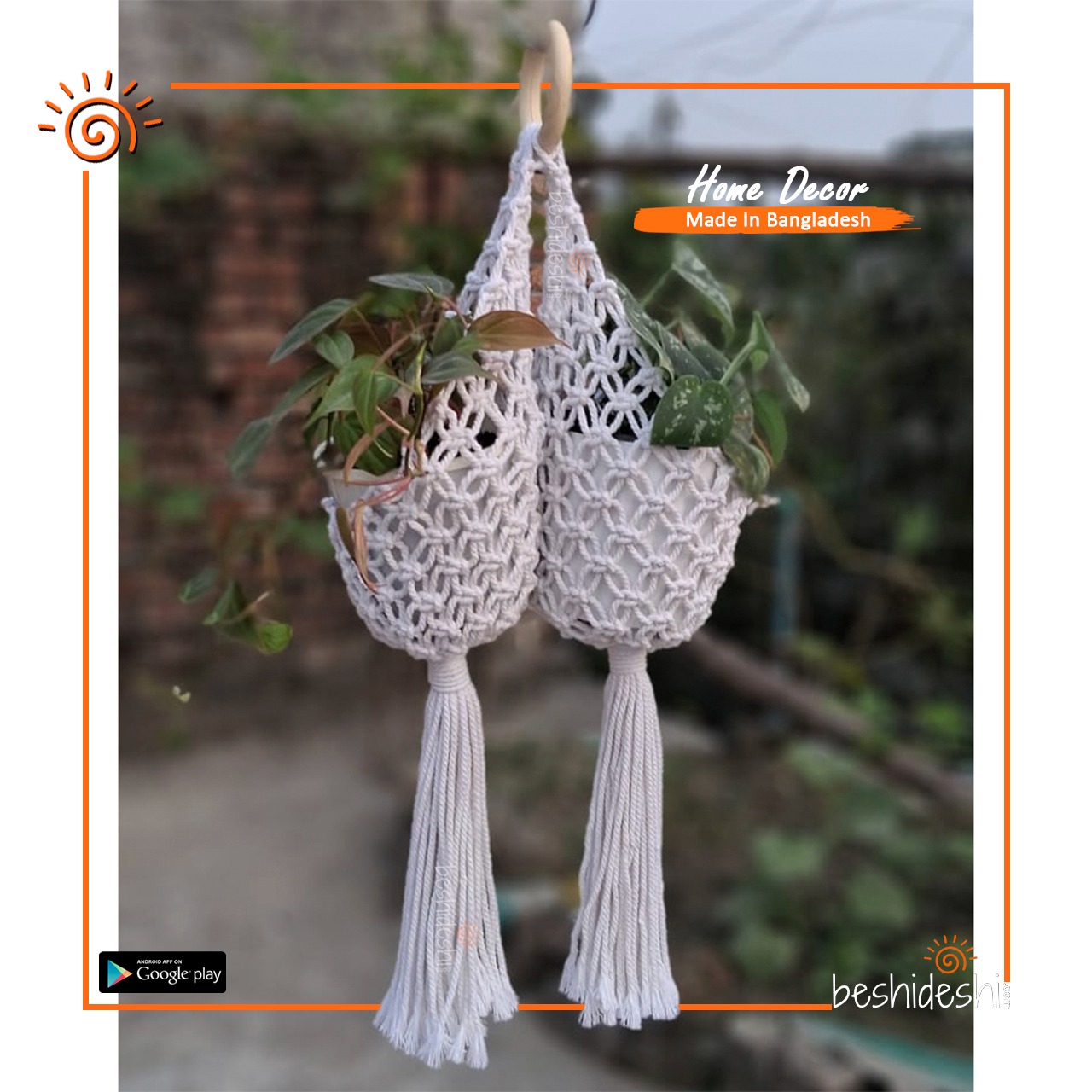 WhatsApp Image 2026-02-28 at 11.49.50 AM (2) Macramé Net Double Planter Pot Hanger
