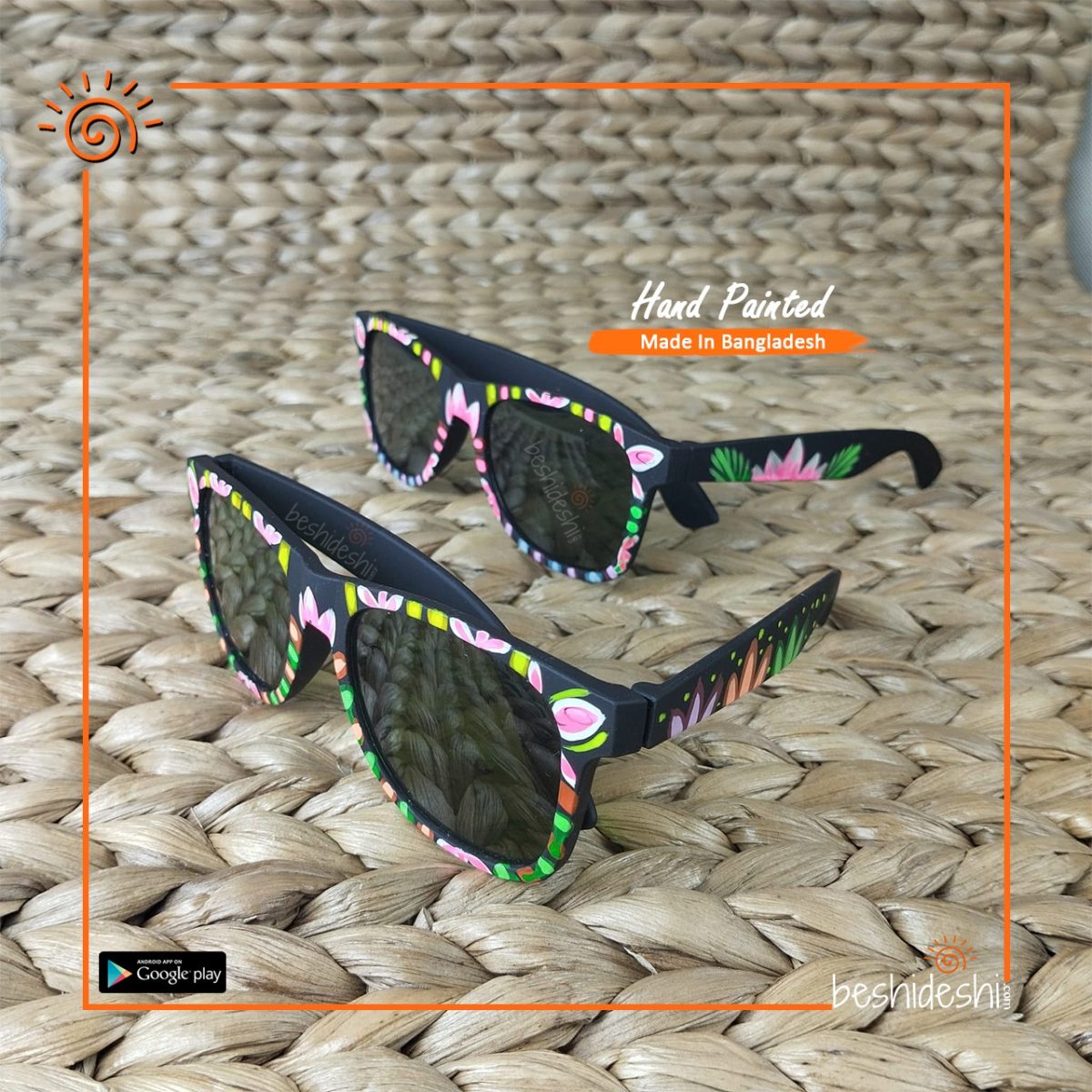 Hand Painted Sunglass