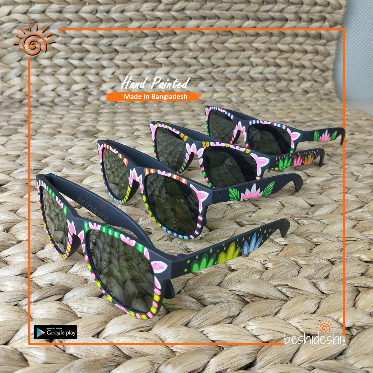 Hand Painted Sunglass