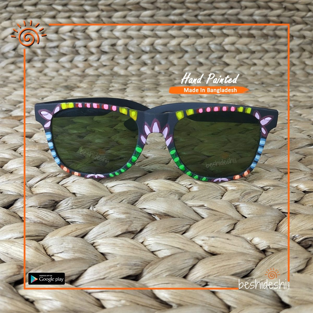 Hand Painted Sunglass