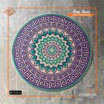 Bohemian Mandala Jute Rug