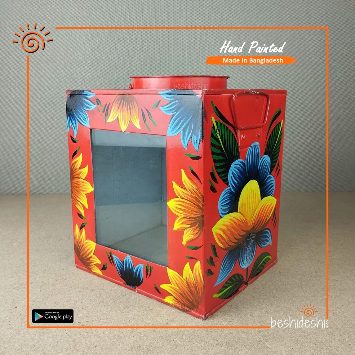 Rickshaw Painted Murir Tin