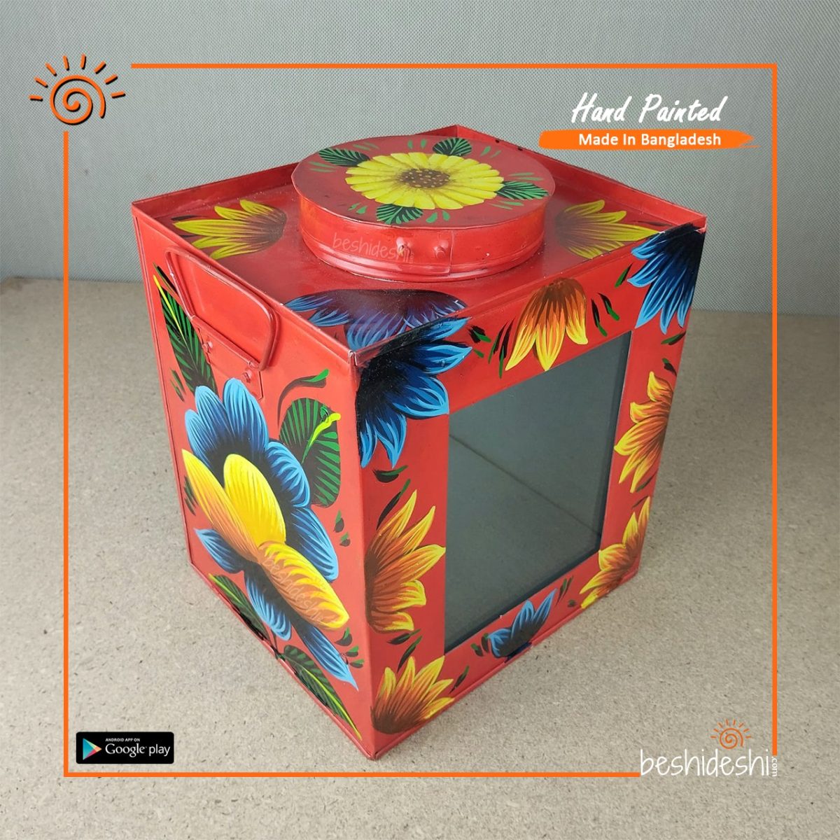 Rickshaw Painted Murir Tin