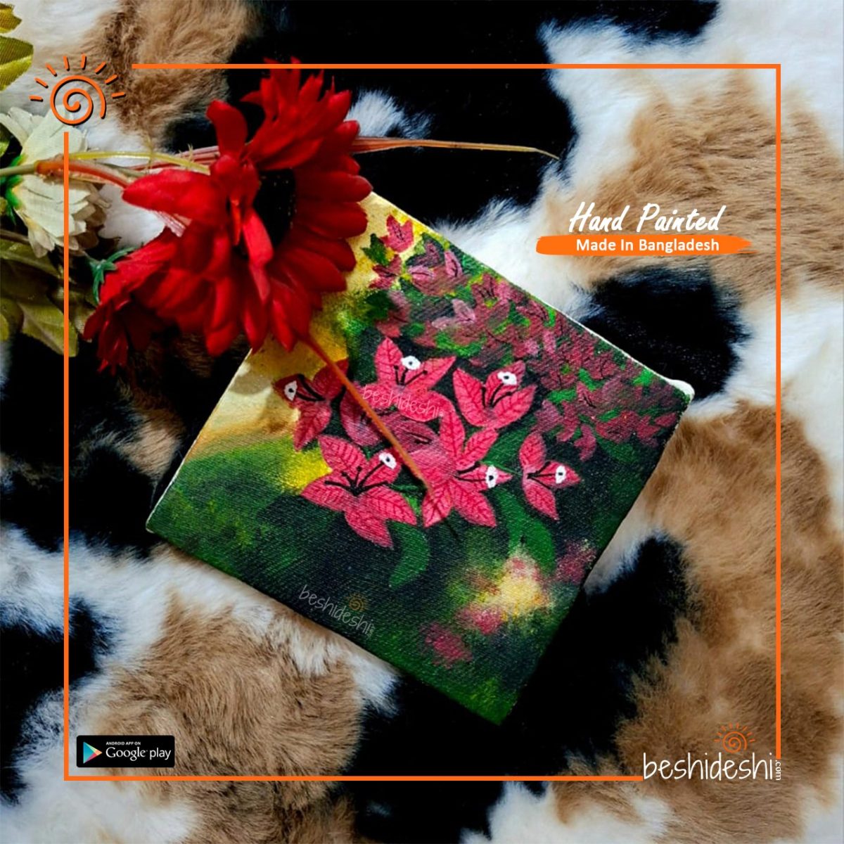 Hand Painted Mini Canvas Combo Set