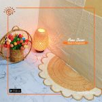 Half Moon Jute Door Mat