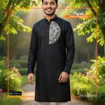 Hand Painted Men's Panjabi