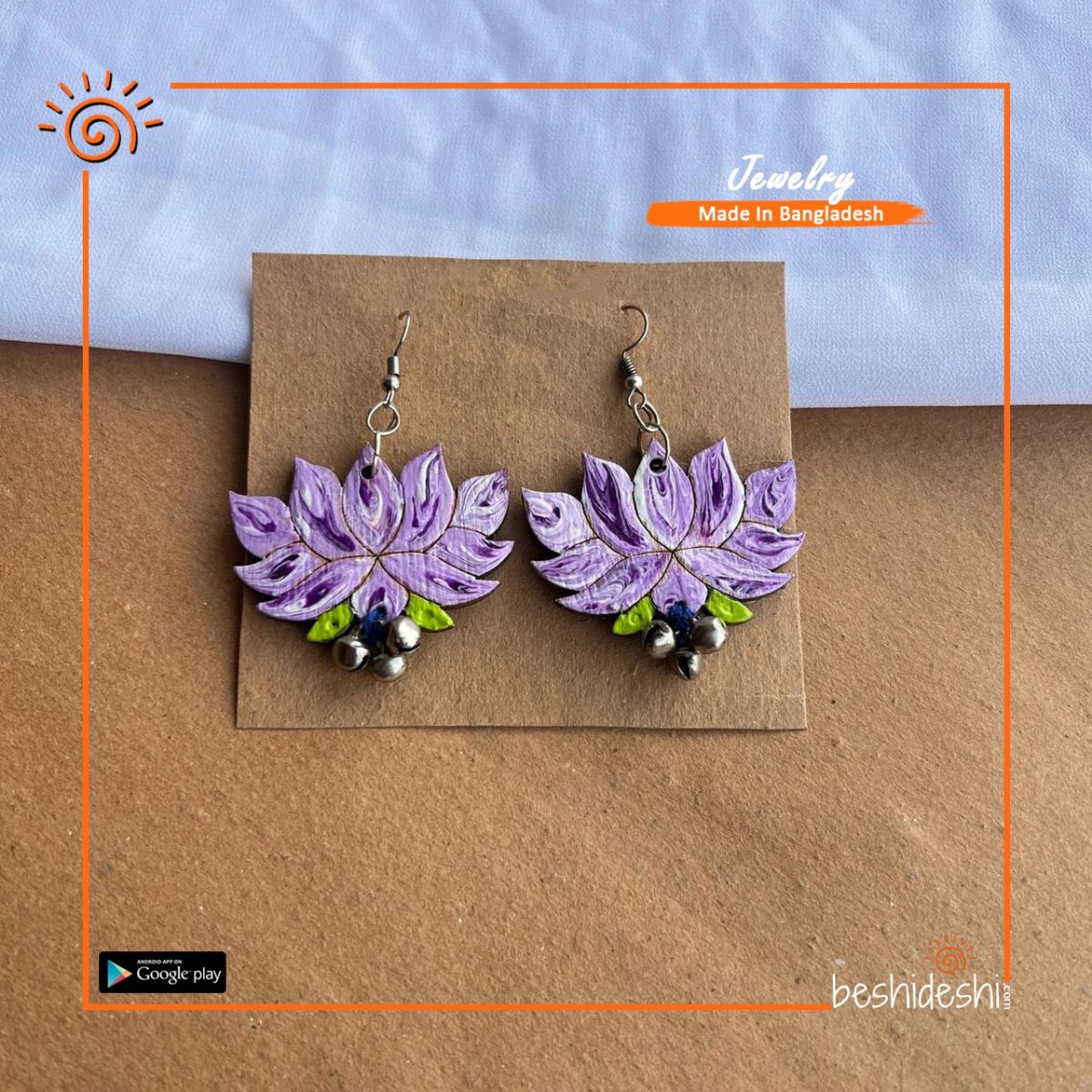 Nillpadma Wooden Handmade Jewelry Set