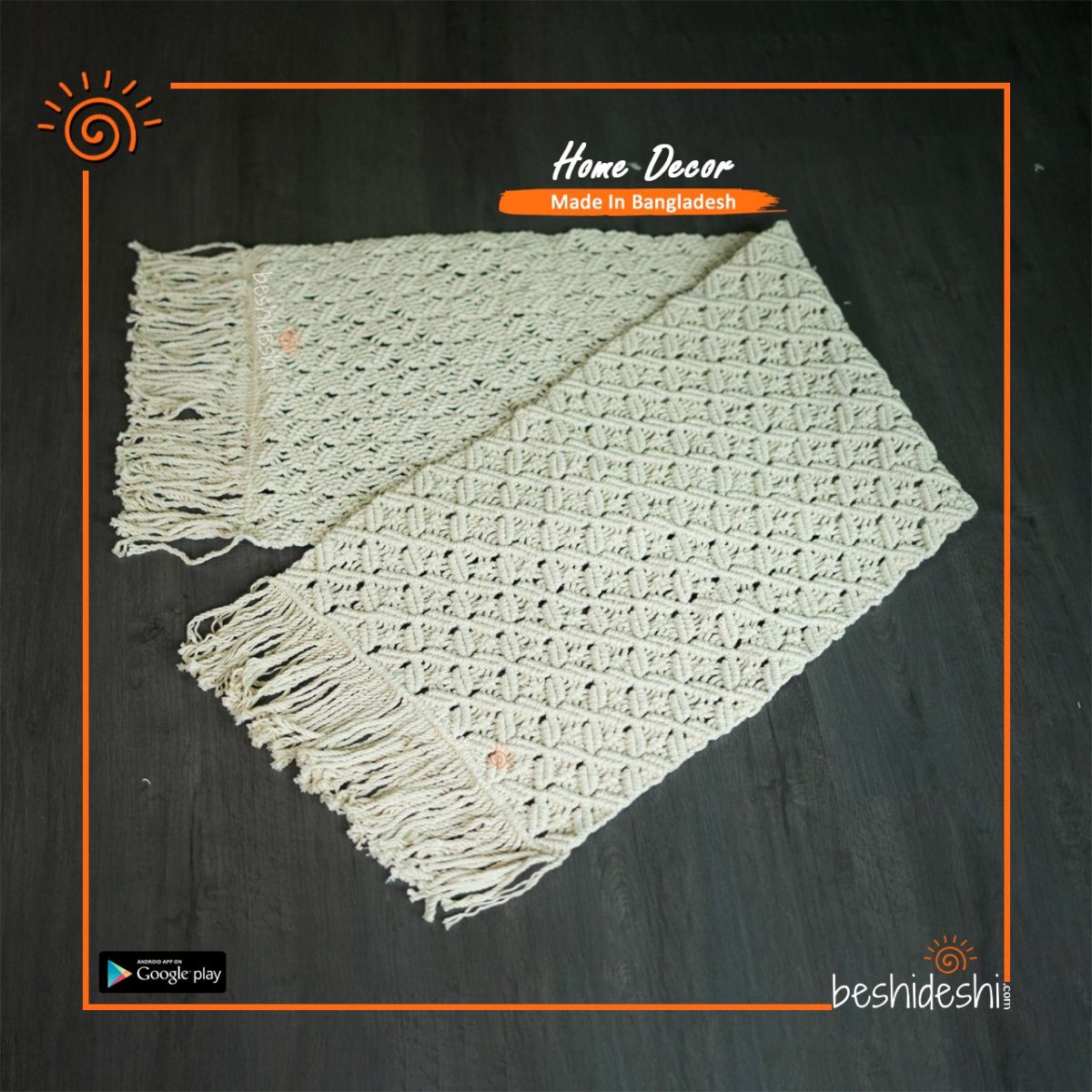 Macrame Single Table Runner