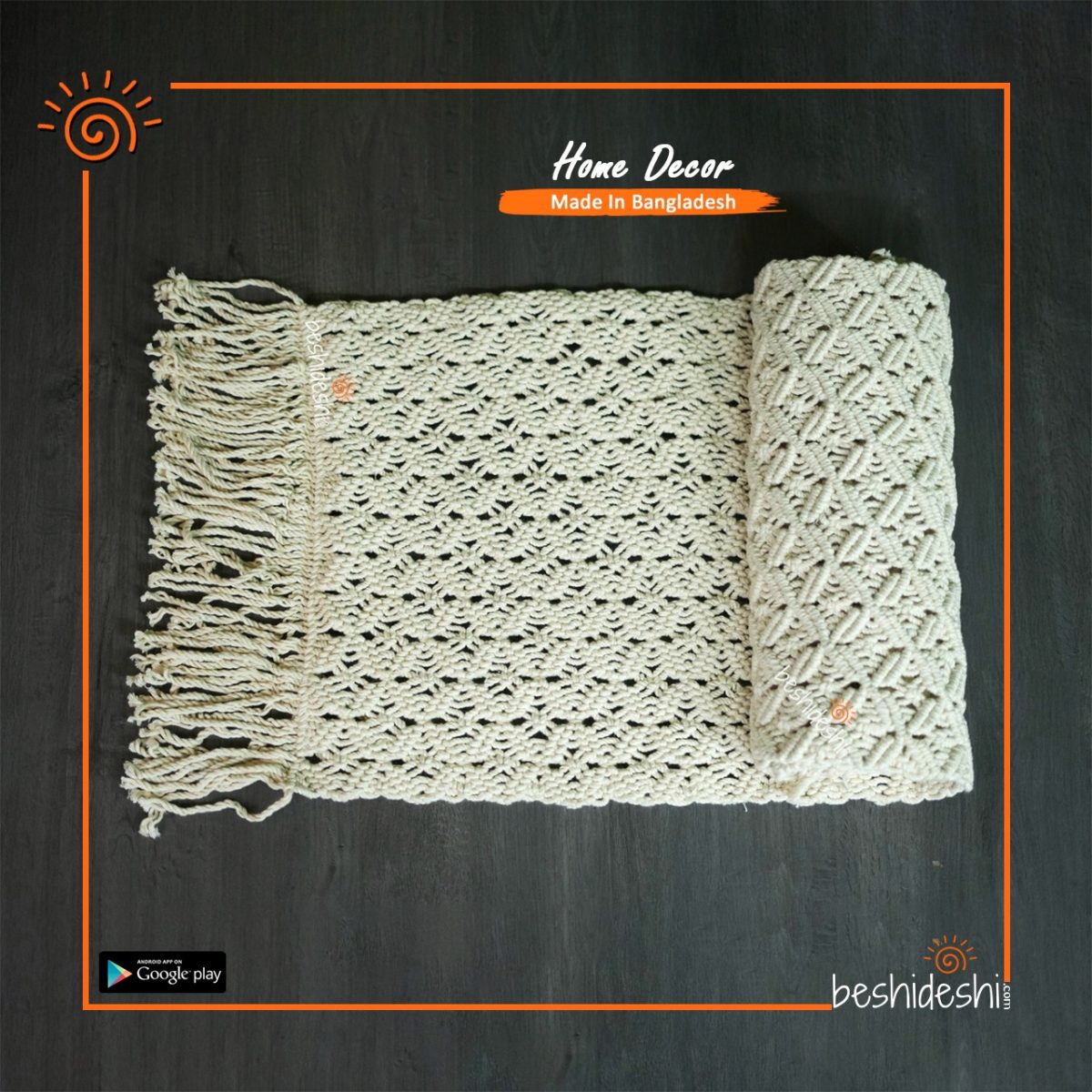 Macrame Single Table Runner