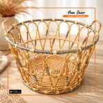 Rattan/Cane Storage Basket