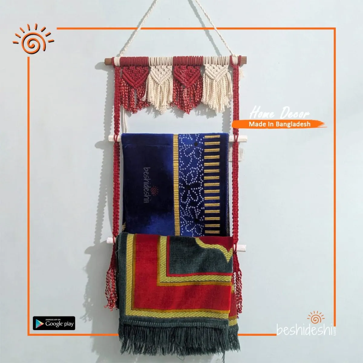 Macramé Jaynamaz Hanger
