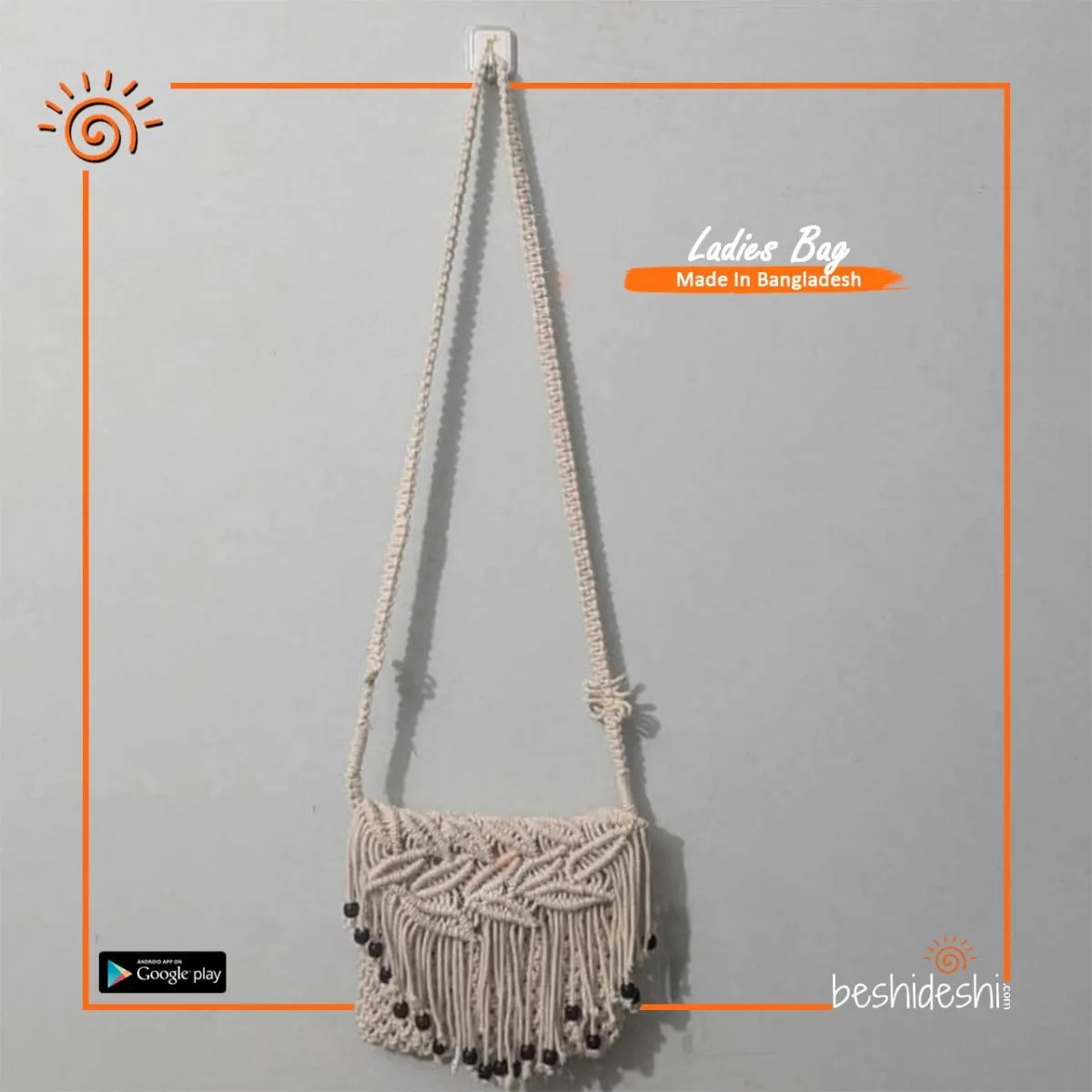 Macramé Crossbody Bag
