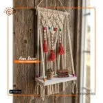 Macramé Hanging Planter Shelf
