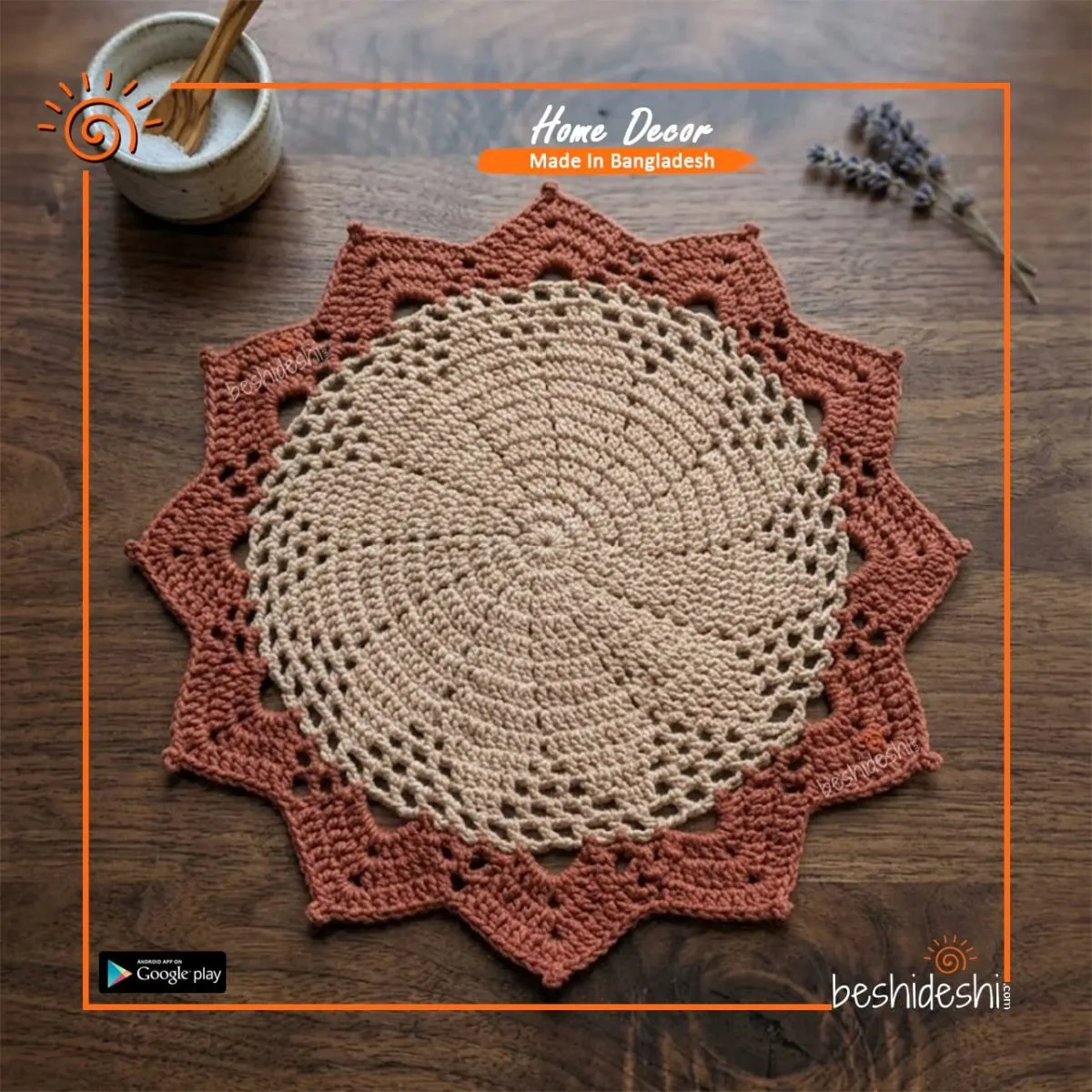 Crochet Placemat Set (Small)