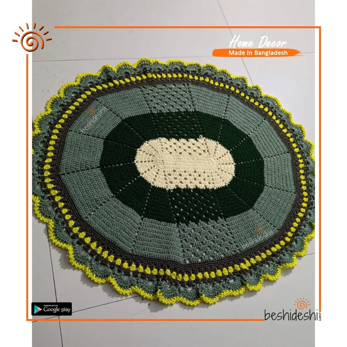 Crochet Round Table Mat