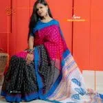 Mohua Half Silk Block Print Saree