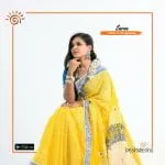 Aduri Cotton Block Print Saree