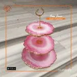 Handmade Resin Dessert Stand (3 Layer)
