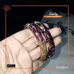 Handmade Resin Bangle Set