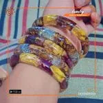 Handmade Resin Bangle Set