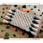 Macrame Tassel Weave Coaster Set