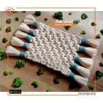 Macrame Tassel Weave Coaster Set
