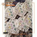 Square Macrame  Daisy Coaster Set
