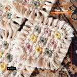Square Macrame  Daisy Coaster