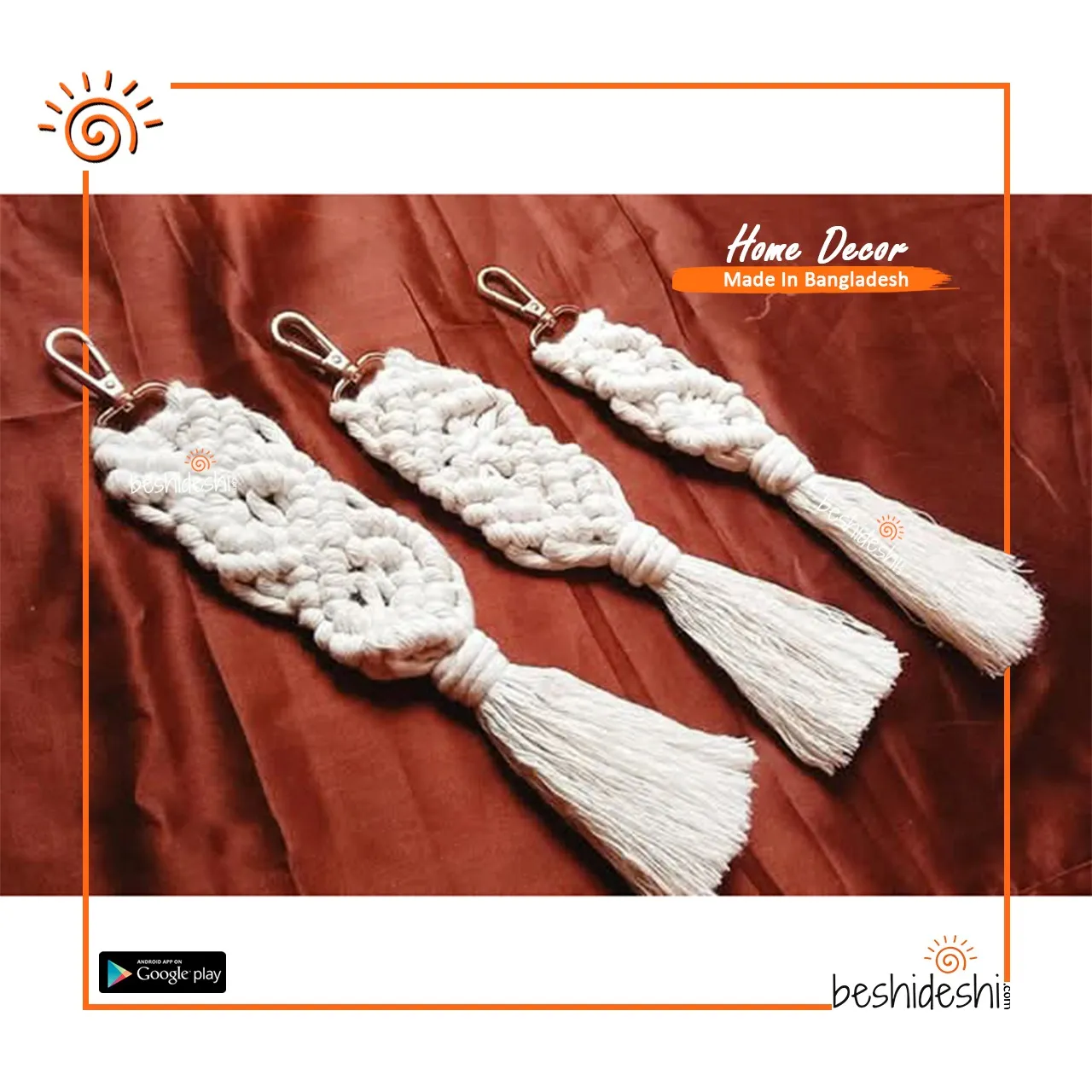 WhatsApp Image 2026-06-07 at 5.57.01 PM (2) Macrame Key Ring/Key Chain