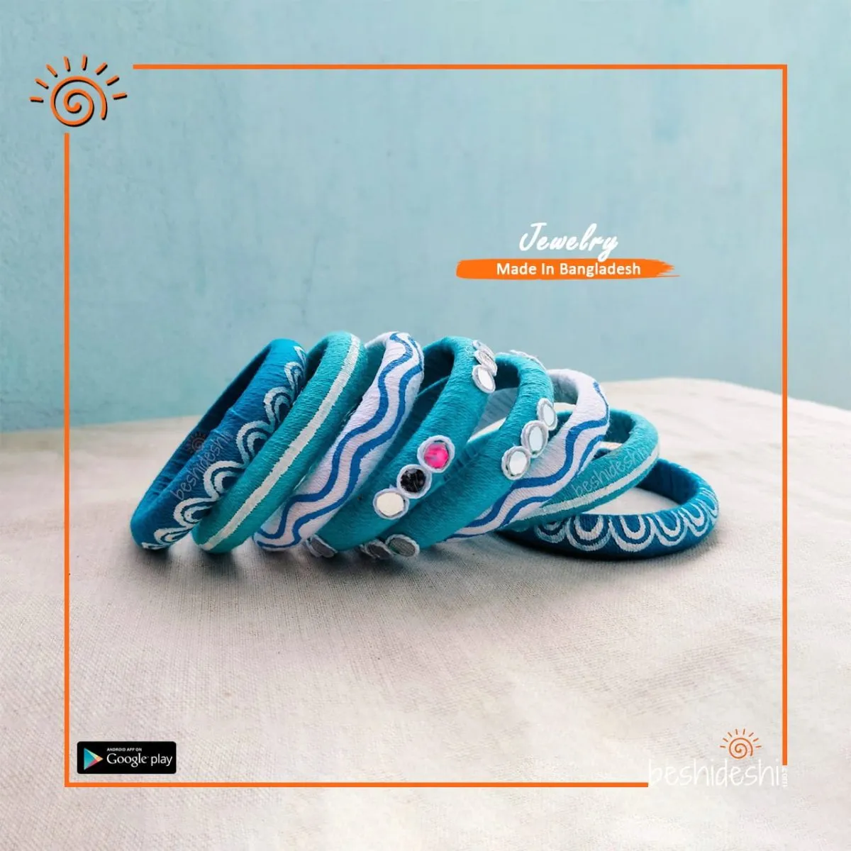 Hand Made Bangle Set