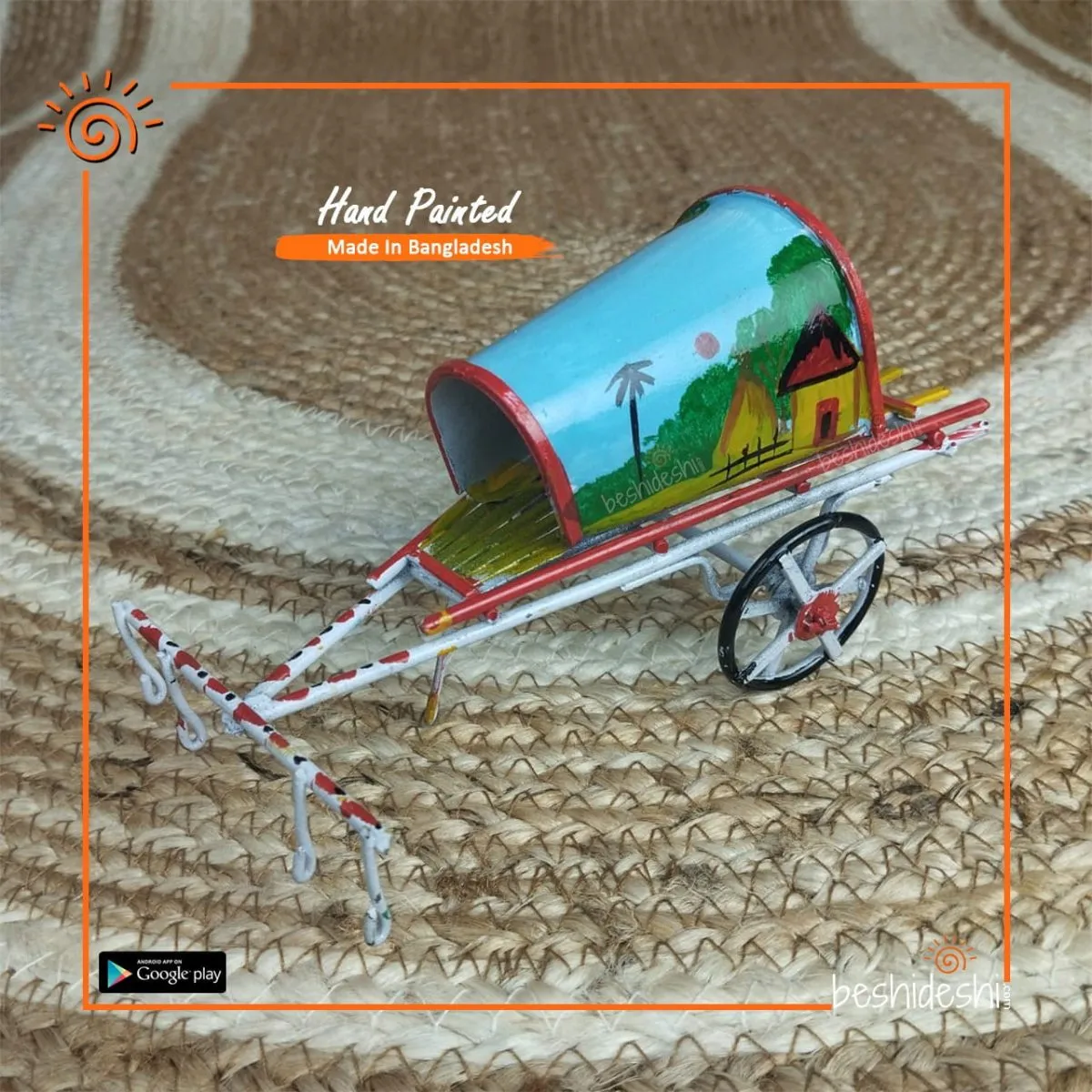 Hand Painted Miniature Gorur Gari