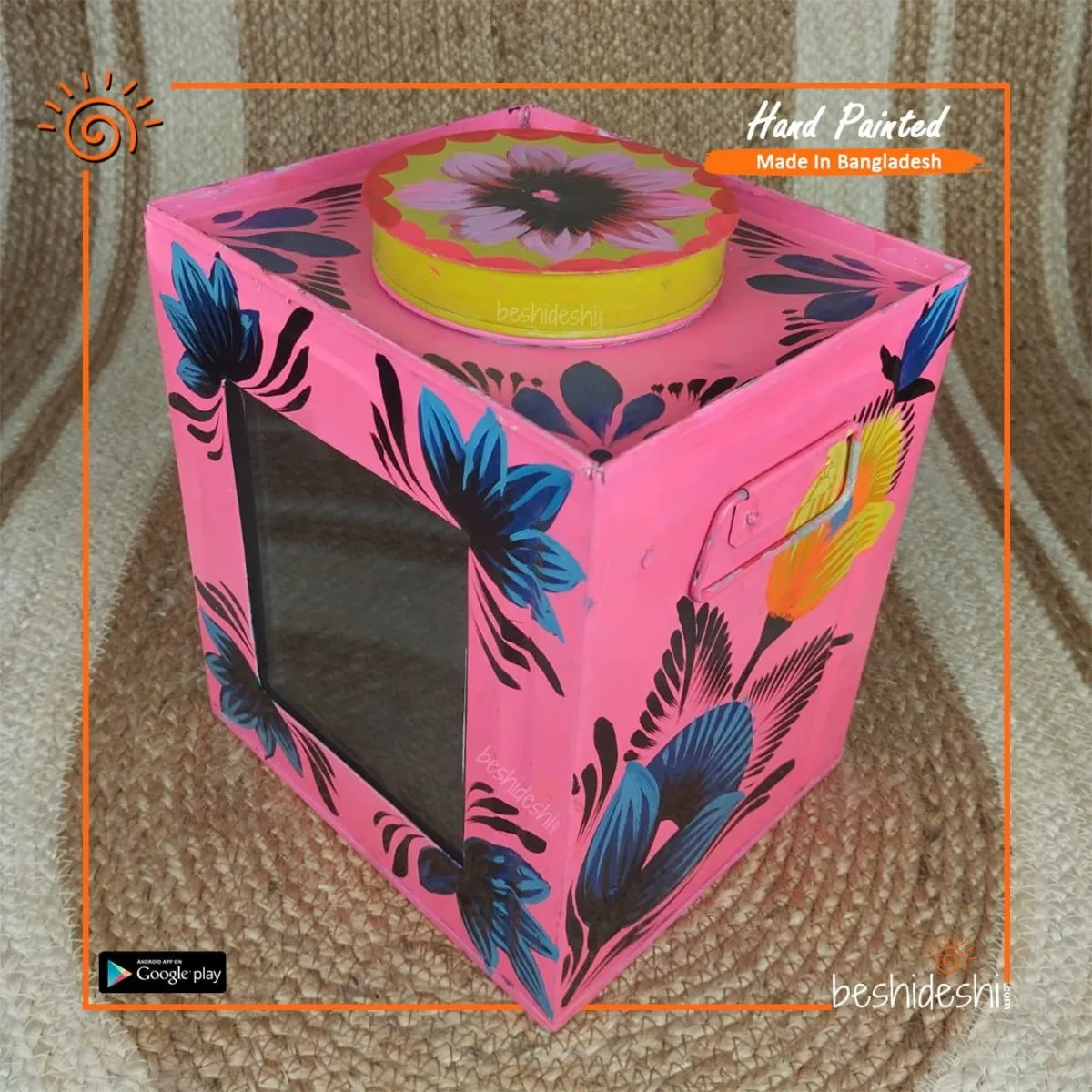 Rickshaw Painted Murir Tin