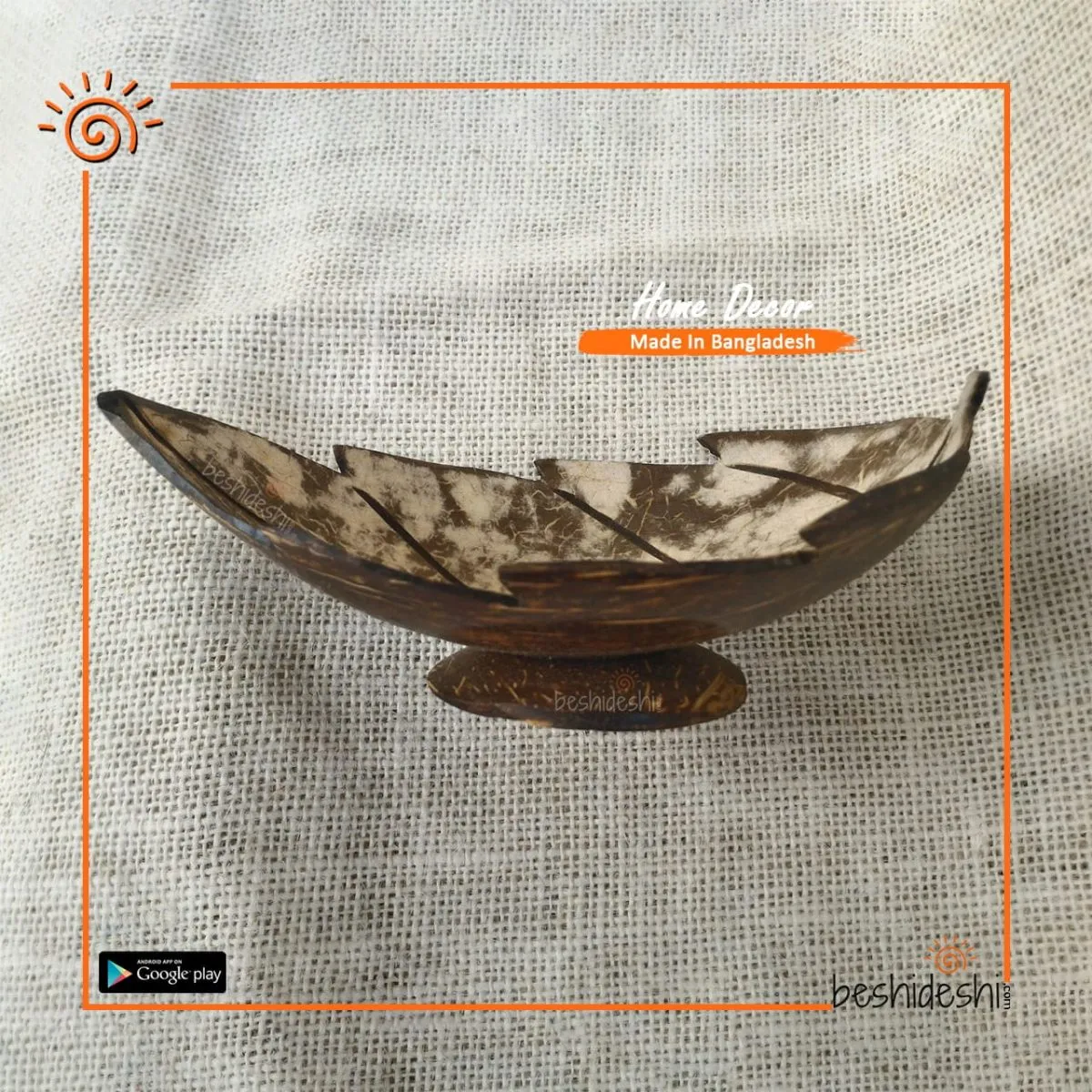 Handmade Coconut Shell Soap Case