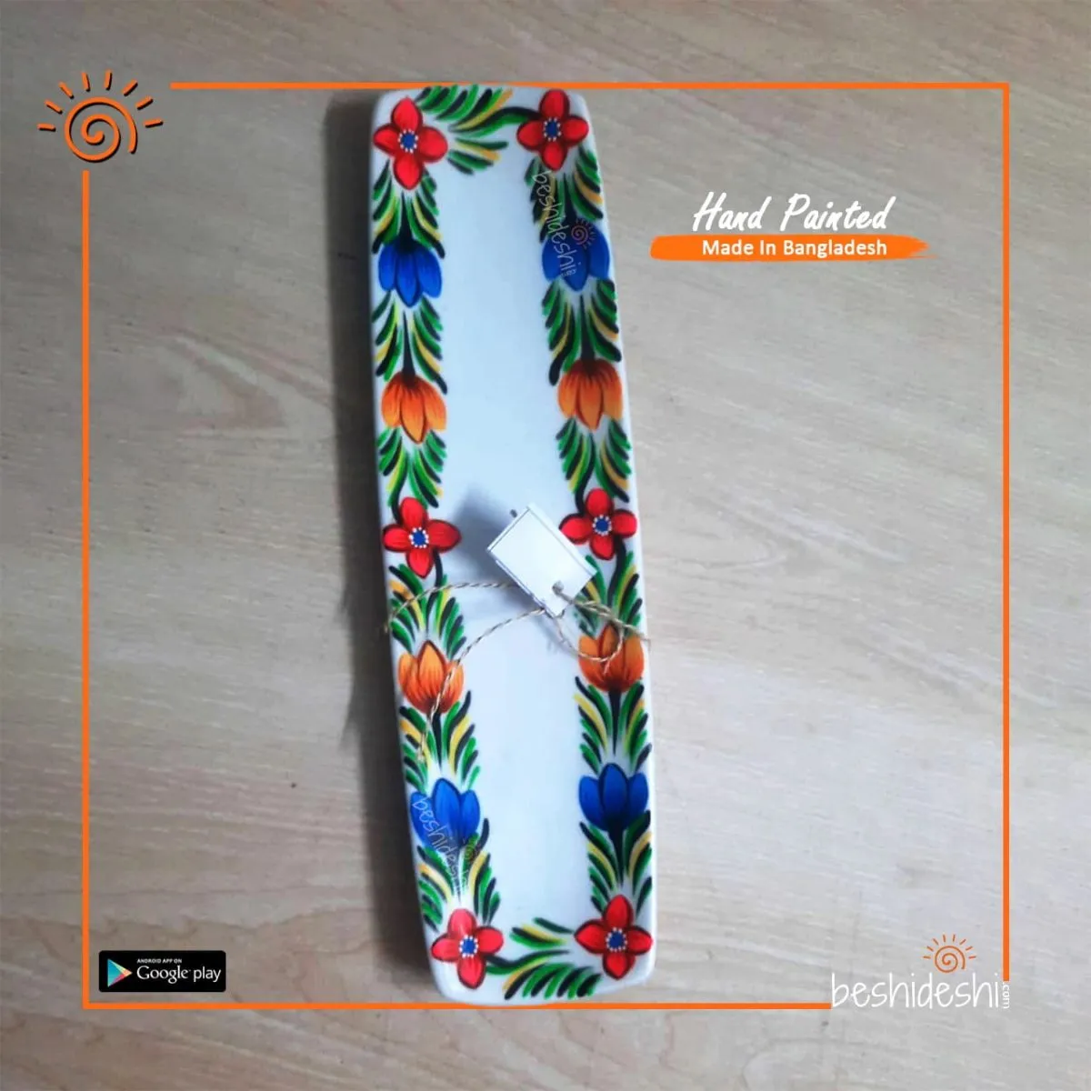 Rickshaw Painted Sushi Plate/Tray