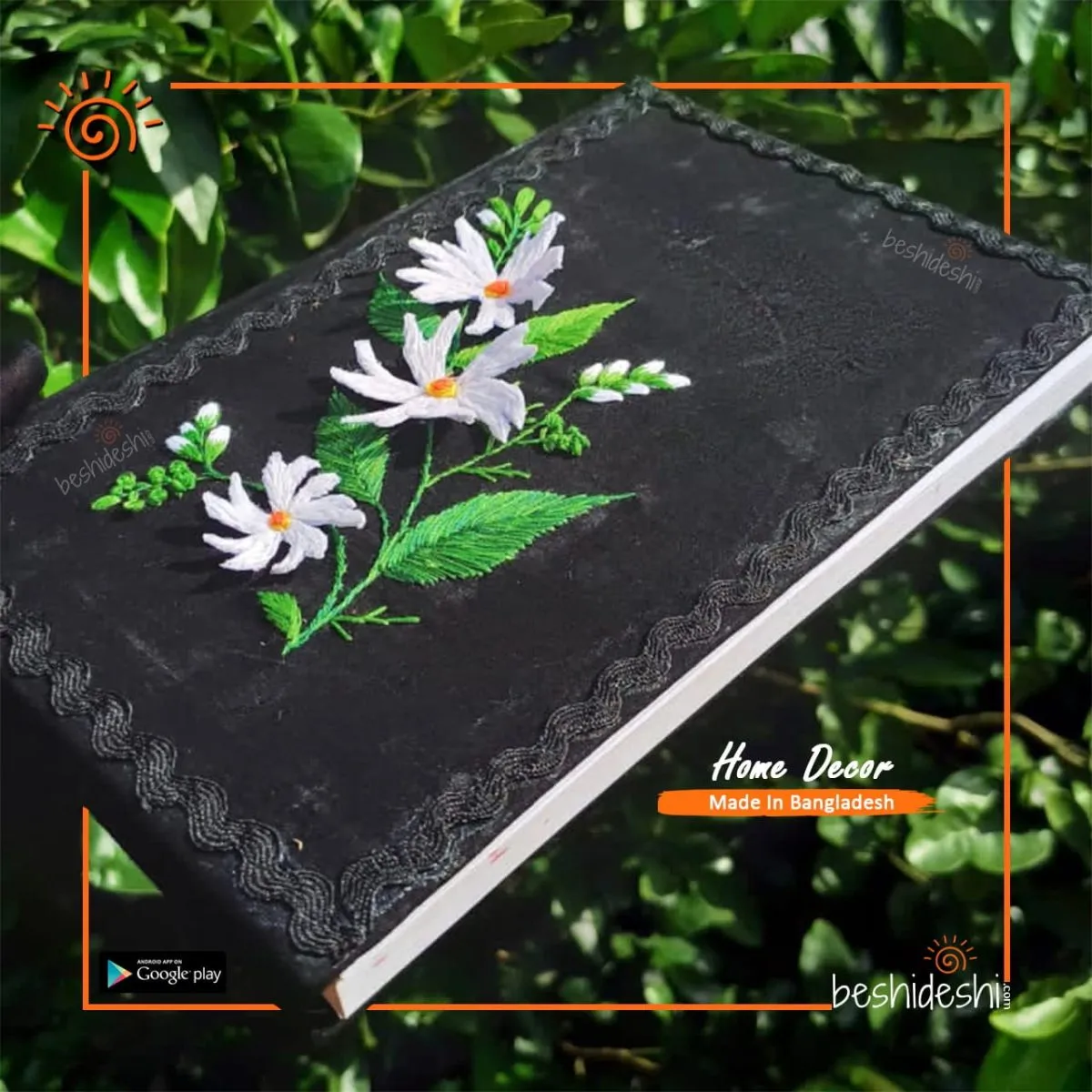 3D Realistic Embroidery Notebook