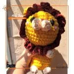 Crochet lion Plushie