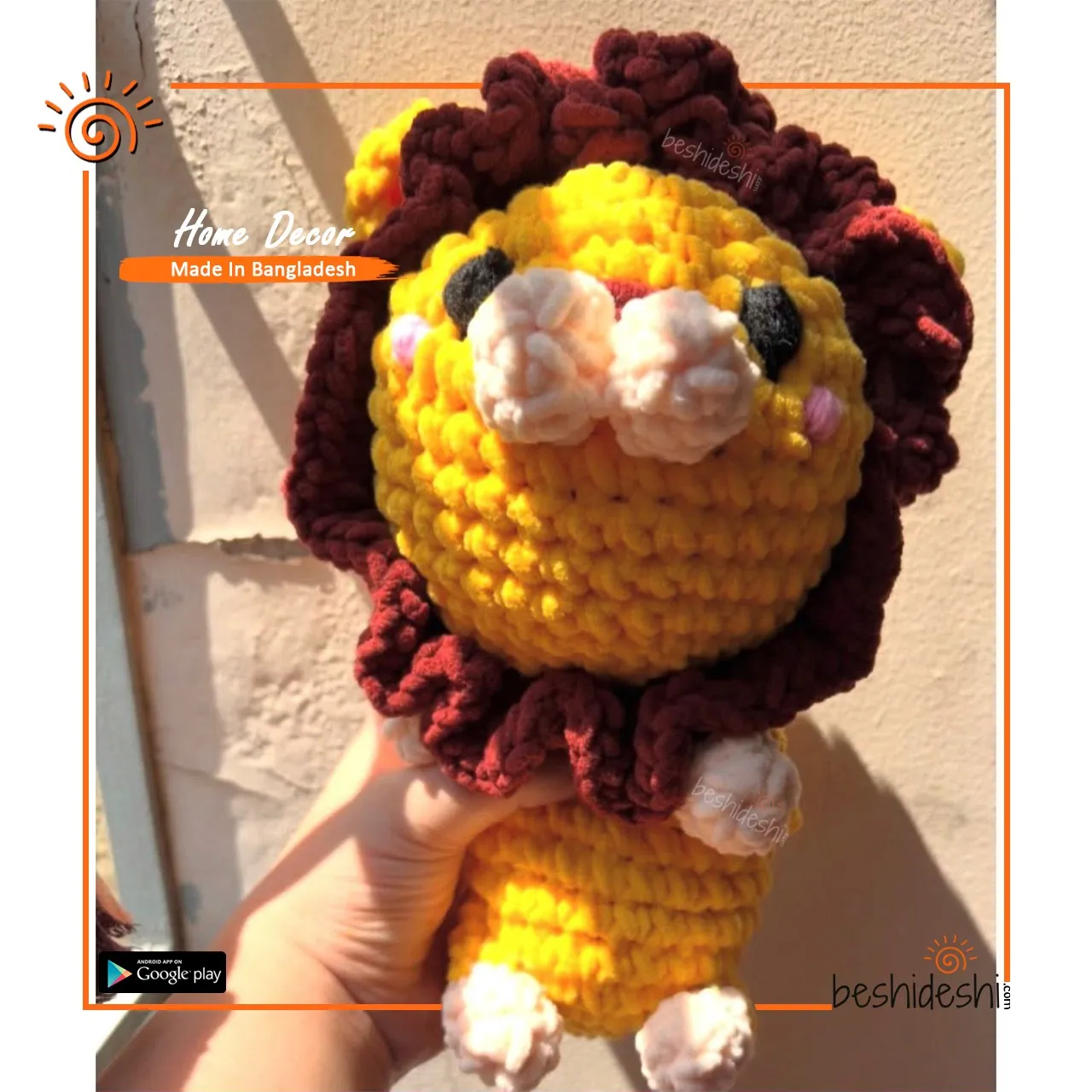 WhatsApp Image 2026-06-10 at 6.10.26 PM Crochet lion Plushie