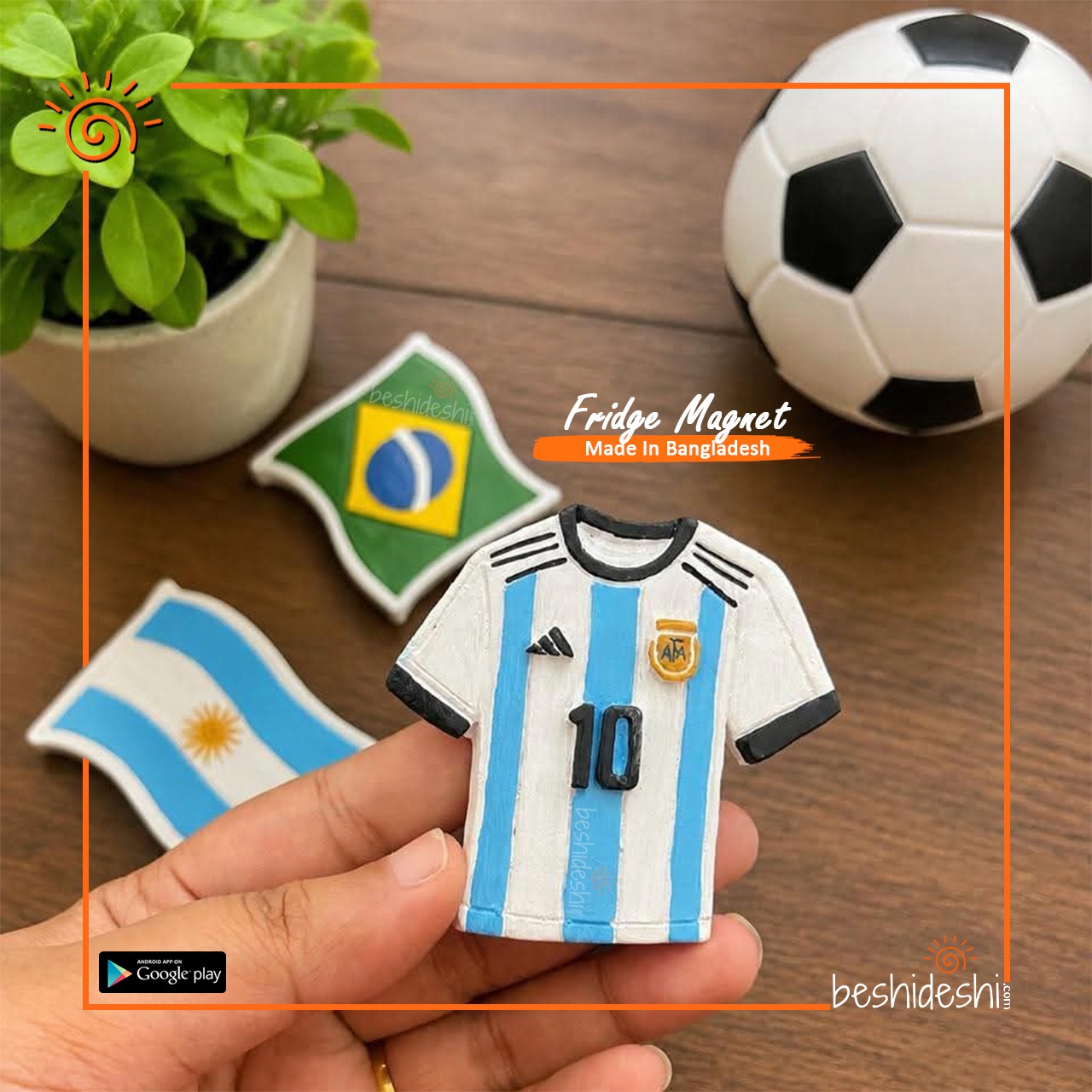 WhatsApp Image 2026-06-13 at 3.20.51 PM (2) Argentina Jersey Fridge Magnet
