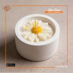Handcrafted Gypsum Showpiece Candle