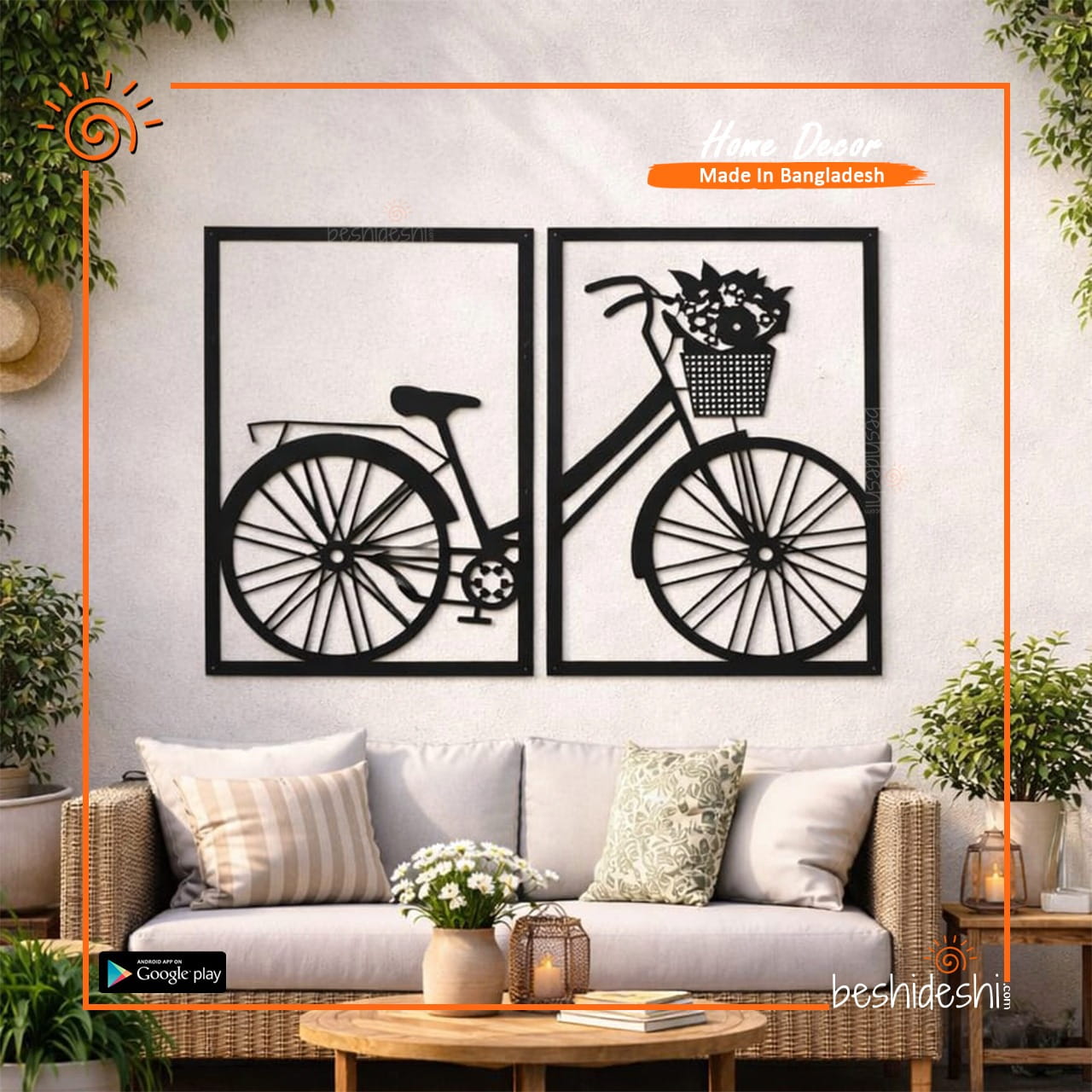 Bicycle Wall Décor