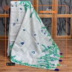 Hand Painted Semi Muslin Saree