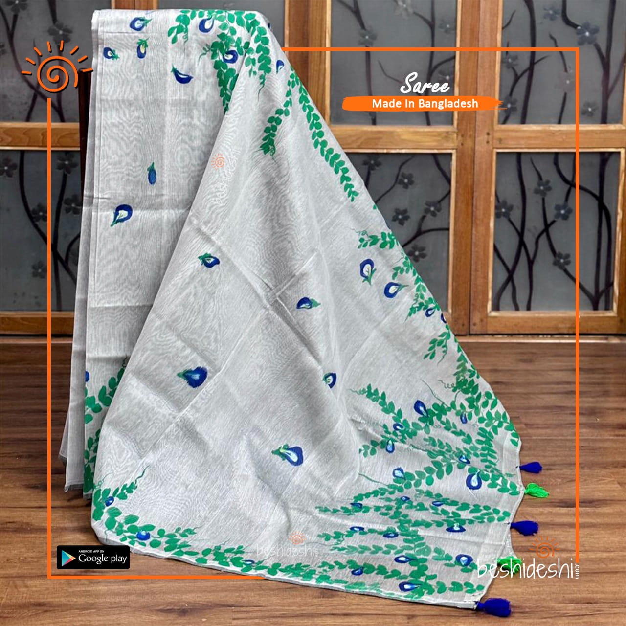 WhatsApp Image 2026-07-02 at 5.32.14 PM (2) Hand Painted Semi Muslin Saree
